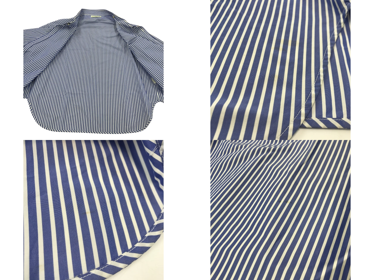 17SS Pinched Collar Striped Shirt SIZE:34