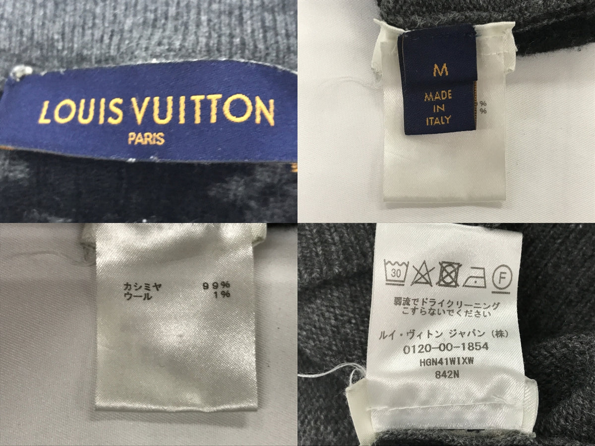 LV HGN41WIXW ハーフアンドハーフモノグラム カシミヤ