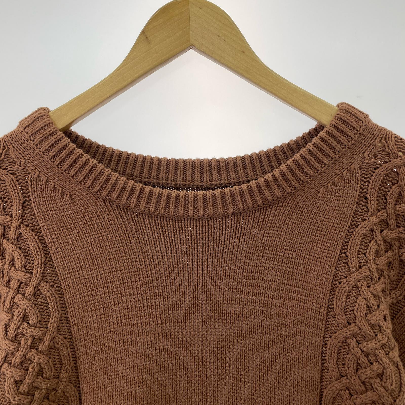 ニット taupe カーキ ブラウン