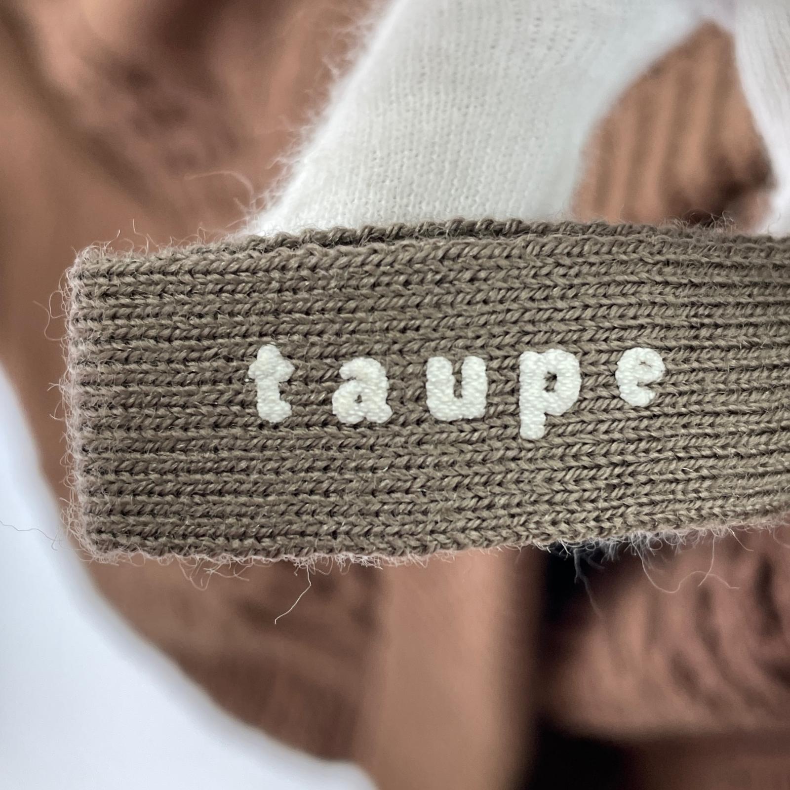 ニット taupe カーキ ブラウン
