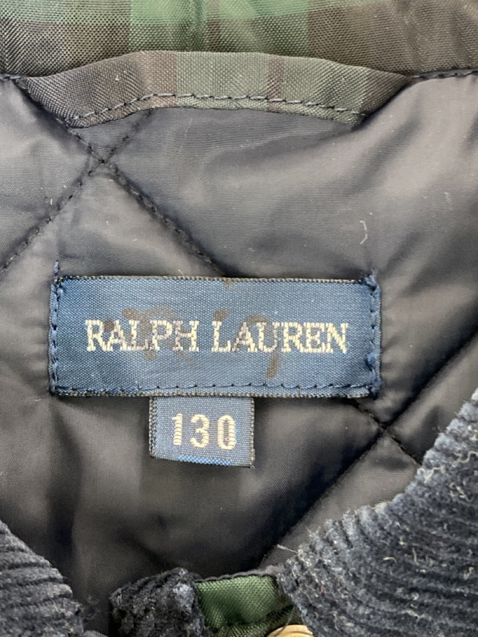 その他トップス POLO RALPH LAUREN タータンチェック キルティングジャケット(130)