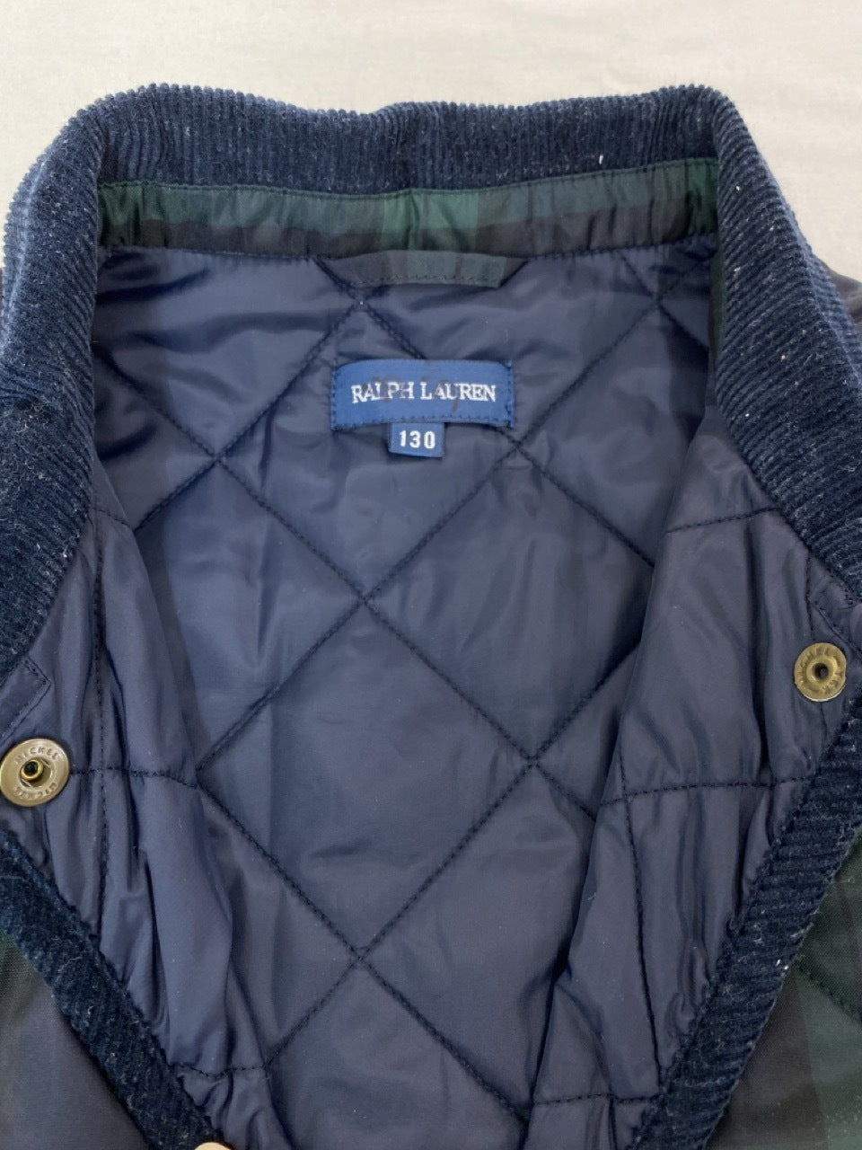 その他トップス POLO RALPH LAUREN タータンチェック キルティングジャケット(130)