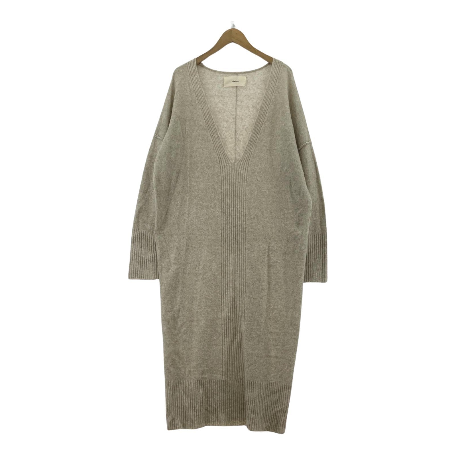 ワンピース TODAYFUL Raccoon Knit Dress 36 12020324 ホワイト