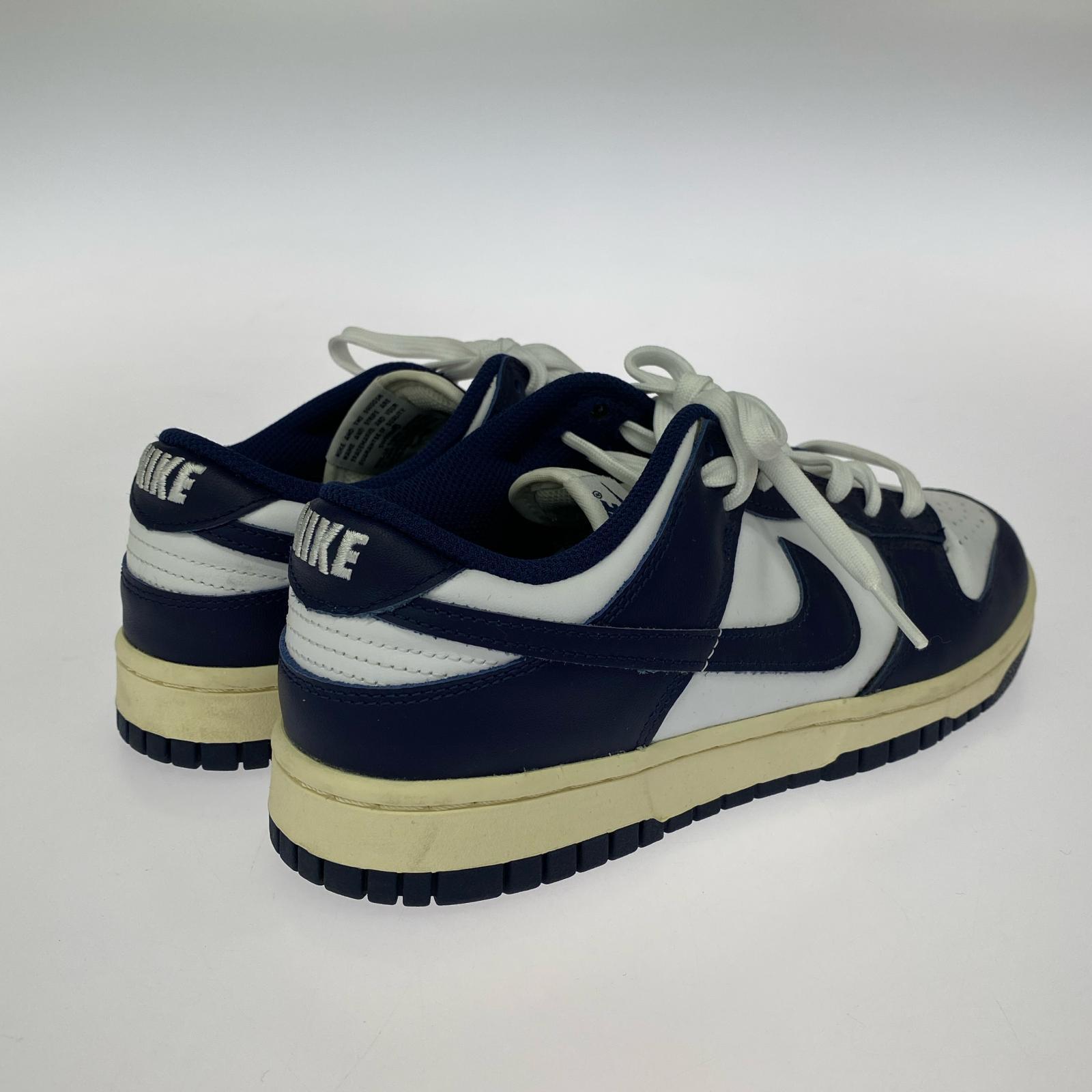 スニーカー NIKE WMNS Dunk Low Vintage Navy 25.5cm 25.5cm (US7 1/2 UK7 EU41)