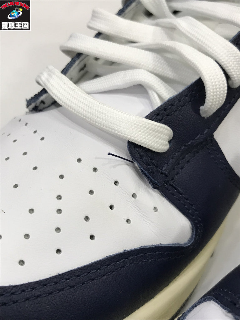 スニーカー NIKE WMNS Dunk Low Vintage Navy 25.5cm 25.5cm (US7 1/2 UK7 EU41)