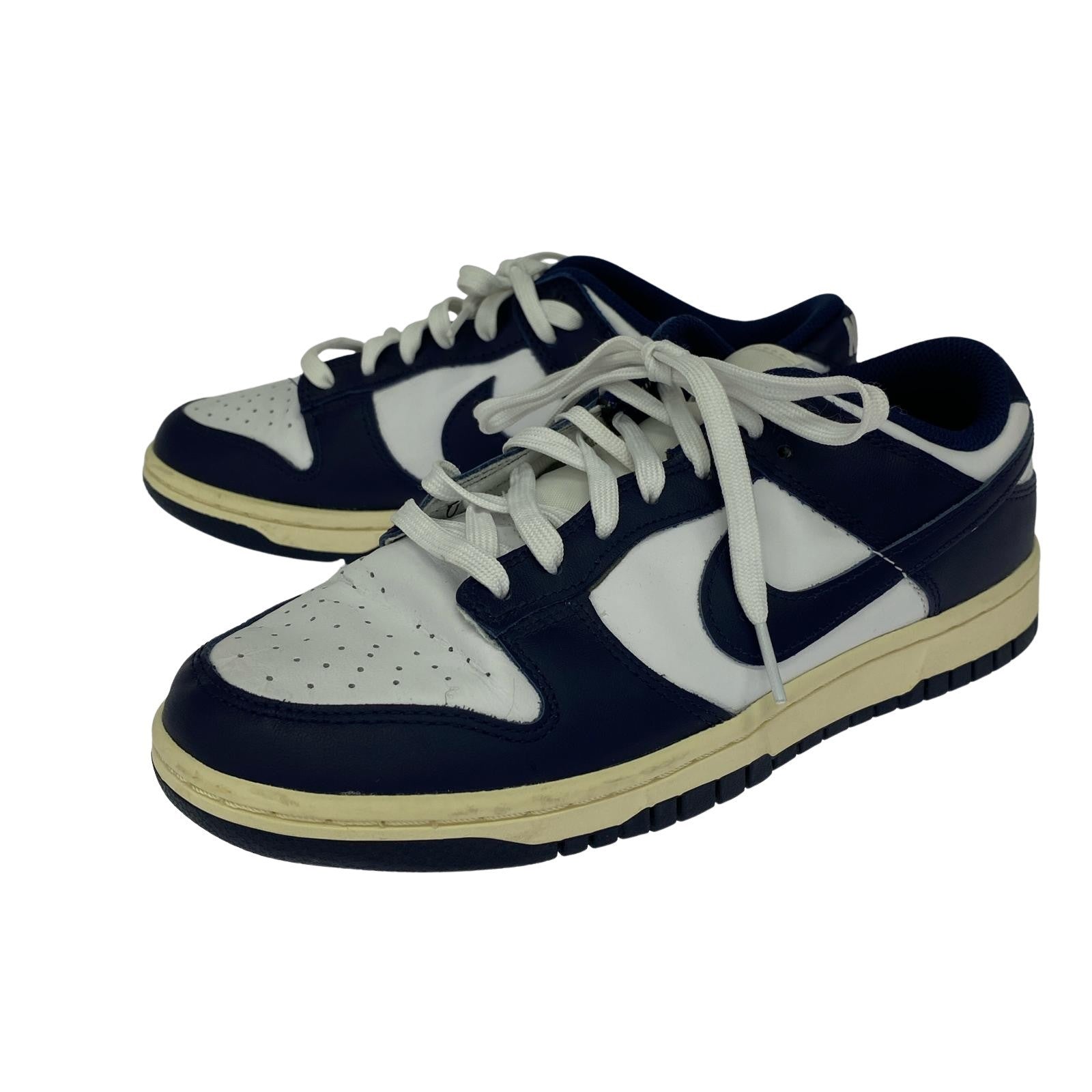 スニーカー NIKE WMNS Dunk Low Vintage Navy 25.5cm 25.5cm (US7 1/2 UK7 EU41)