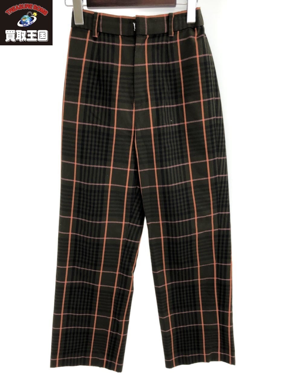 その他ボトムス AMERI CHEERFUL CHECK PANTS (S)