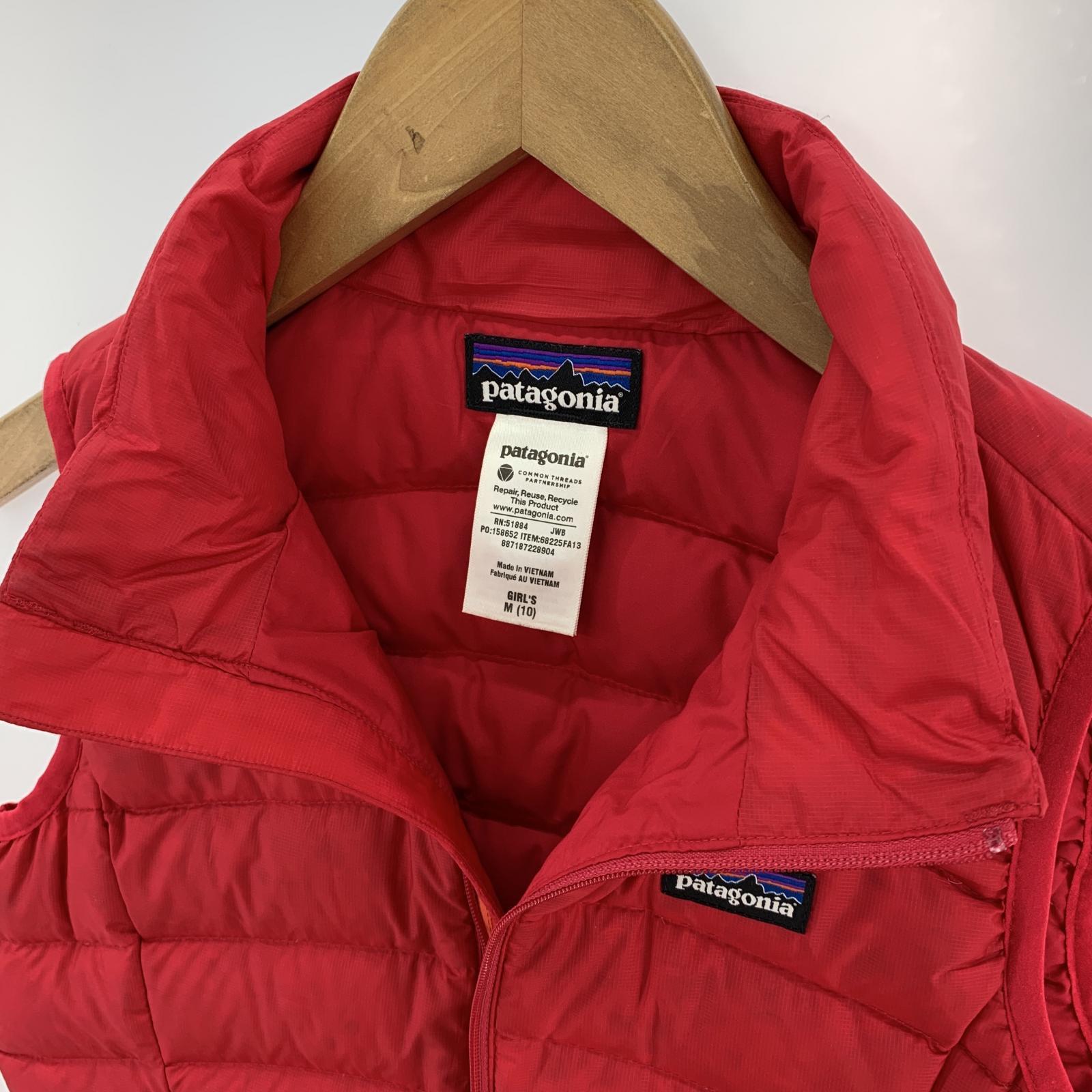 その他トップス patagonia ダウンベスト/ピンク/M(10) M レッド