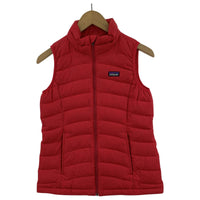 その他トップス patagonia ダウンベスト/ピンク/M(10) M レッド