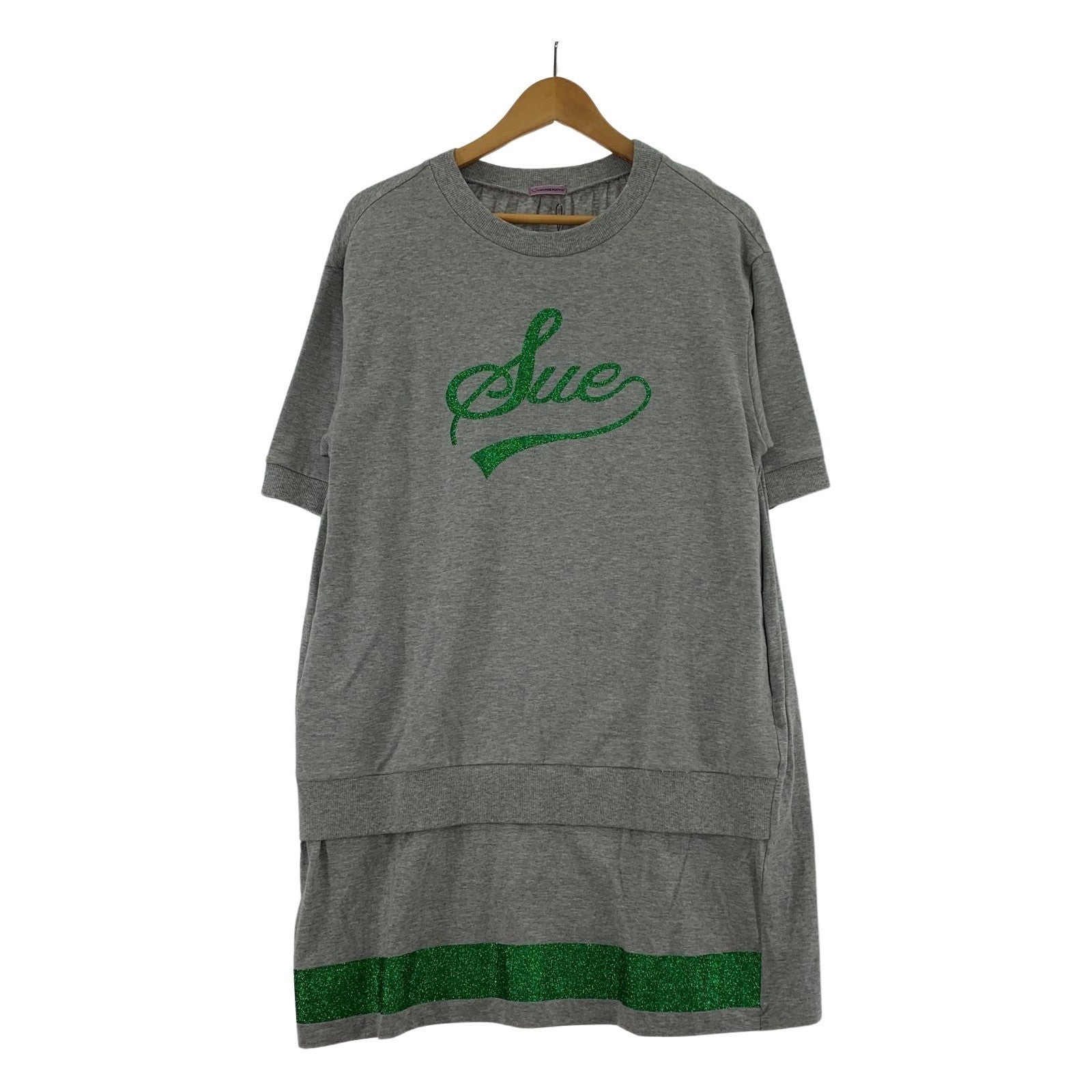 ワンピース SueUNDERCOVER 18AW/スウェットドッキングチュニックカットワンピース 1 グレー SUV1803 1 グレー