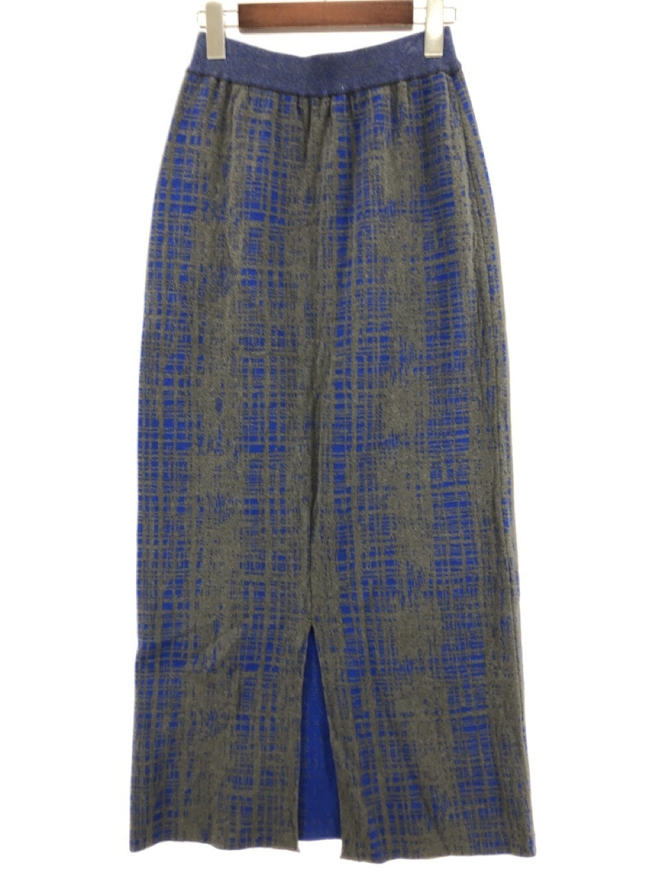 スカート LE CIEL BLEU 22AW ニットスカート (36) グレー/ブルー