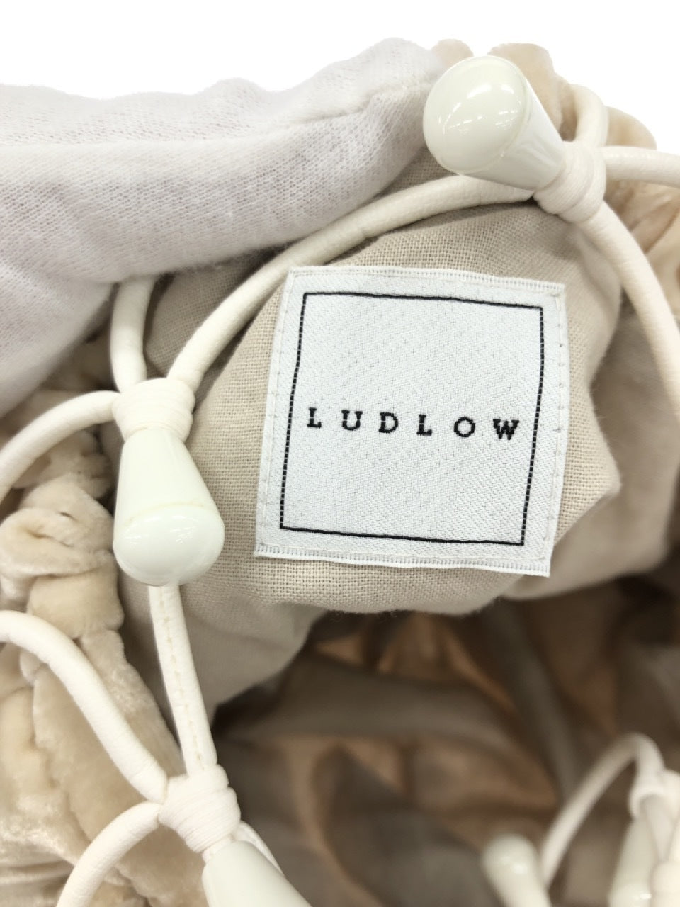 その他バッグ LUDLOW スウェード編みバッグ