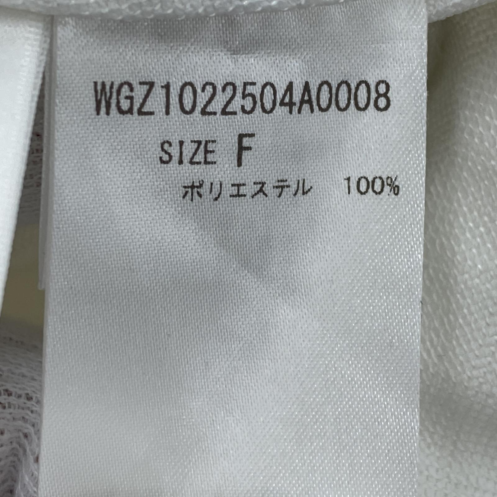 その他トップス Whim Gazette ジャガードキャミブラウス ホワイト