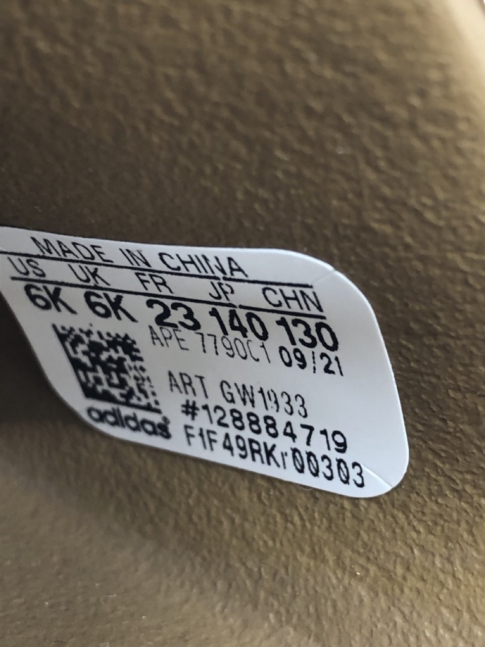 その他靴 adidas YEEZY SLIDE INFANT 14.0cm