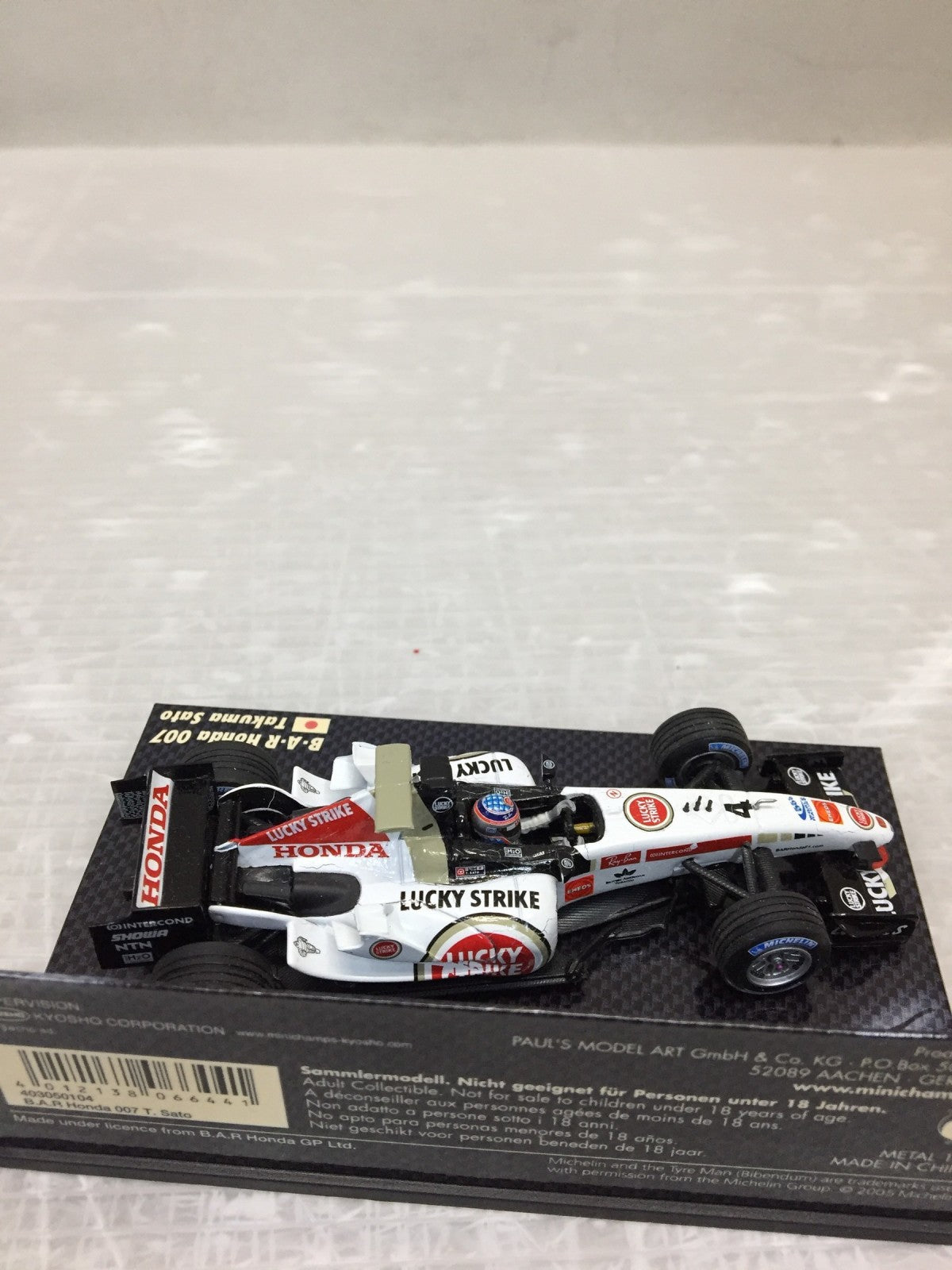 PMA 1/43 B・A・Rホンダ007 #4 T・佐藤 スケールカー