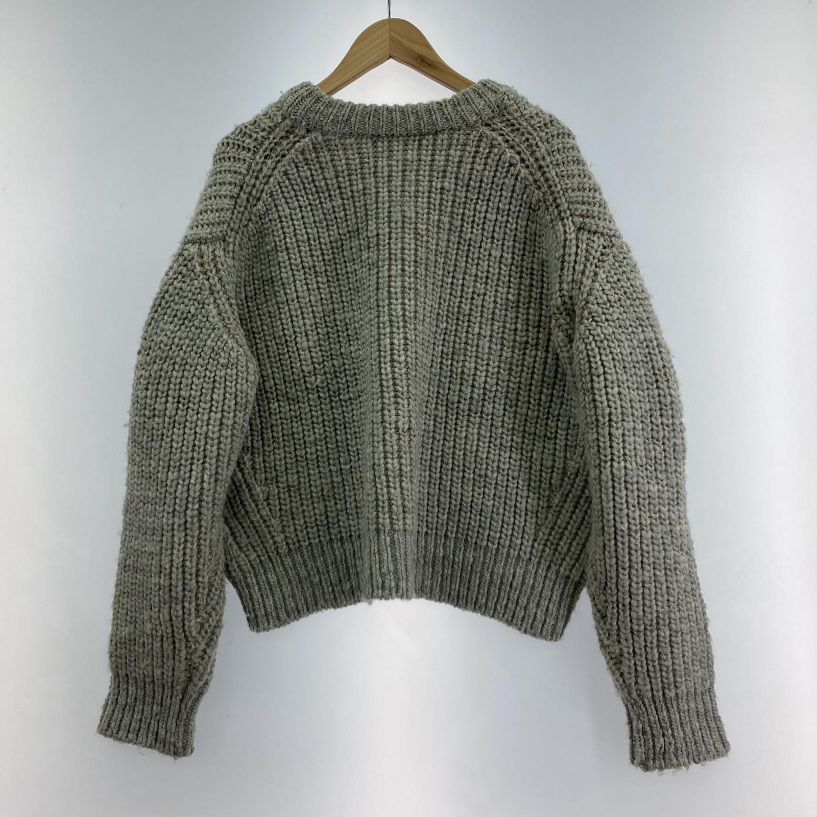 その他トップス MAISON EUREKA ローゲージクルーネックニット F フリー グレー