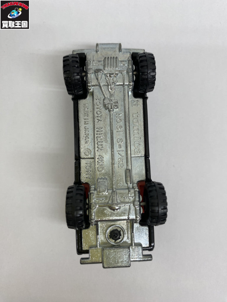 日本製 トヨタハイラックス 4WD ヨーロッパ輸出仕様 トミカ
