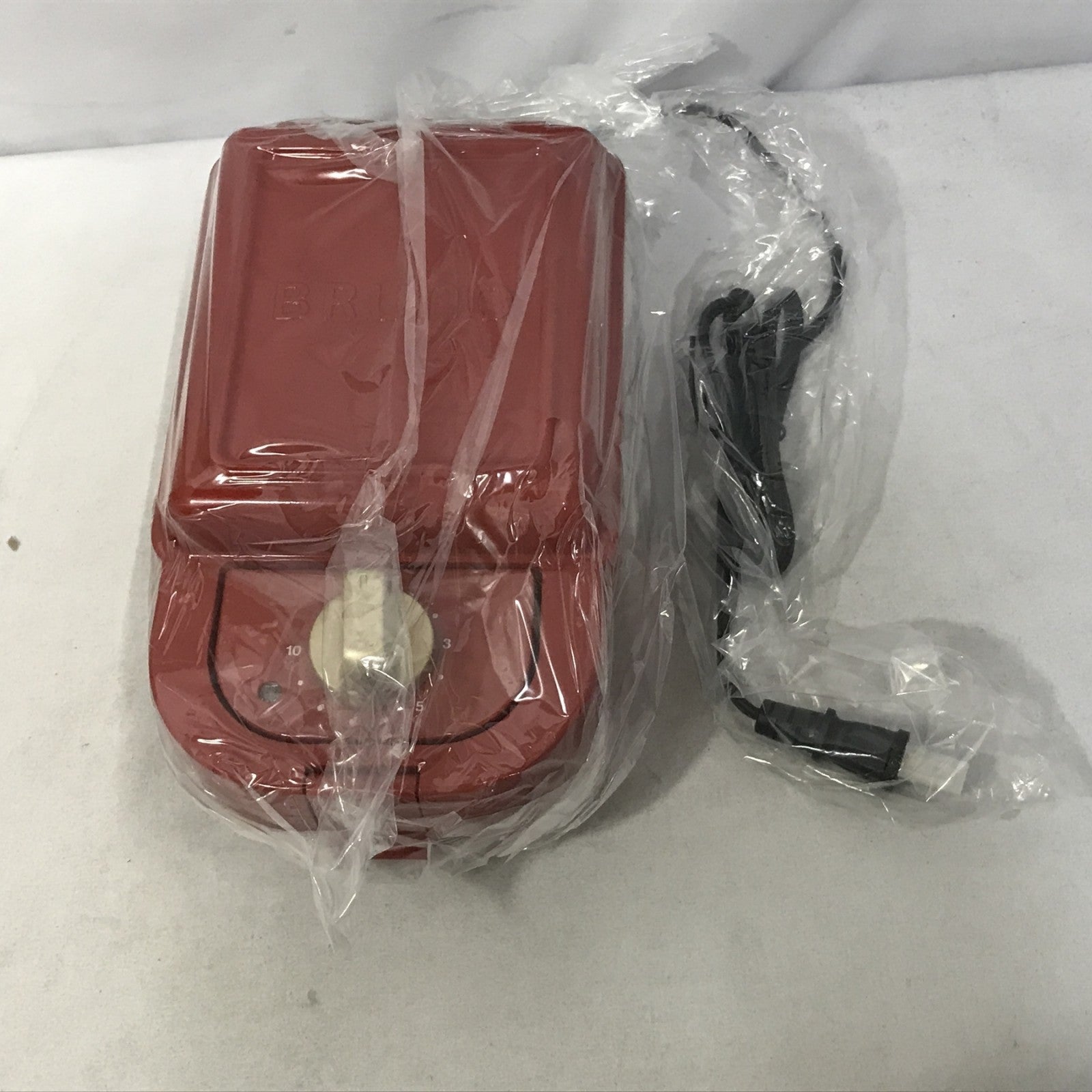 BRUNO ホットサンドメーカー シングル 赤 BOE043-RD キッチン家電