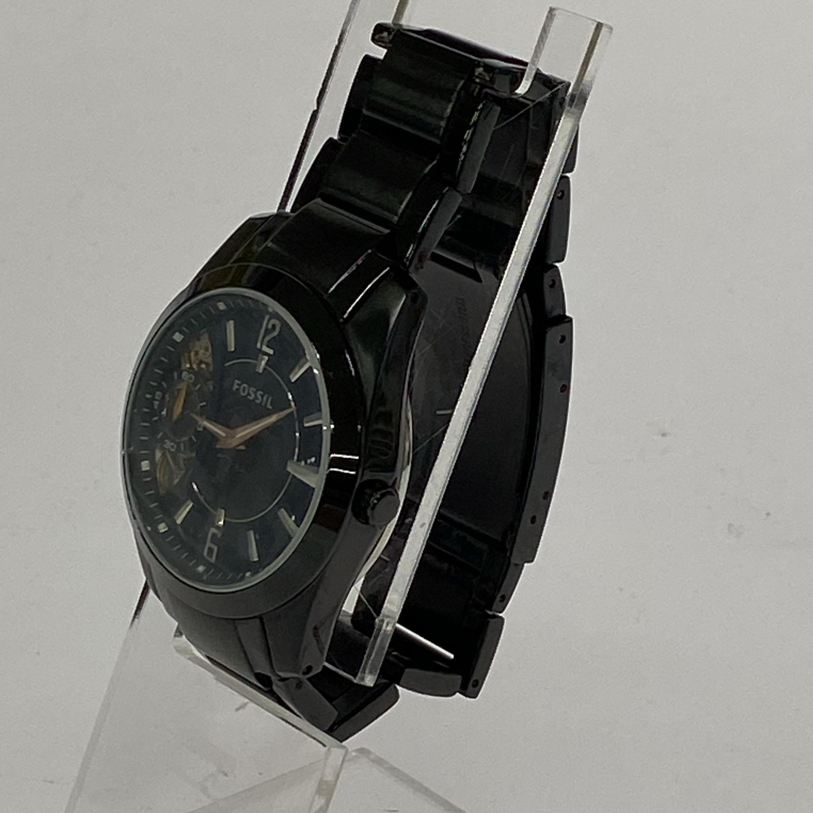 腕時計 FOSSIL 自動巻 黒 ブラック