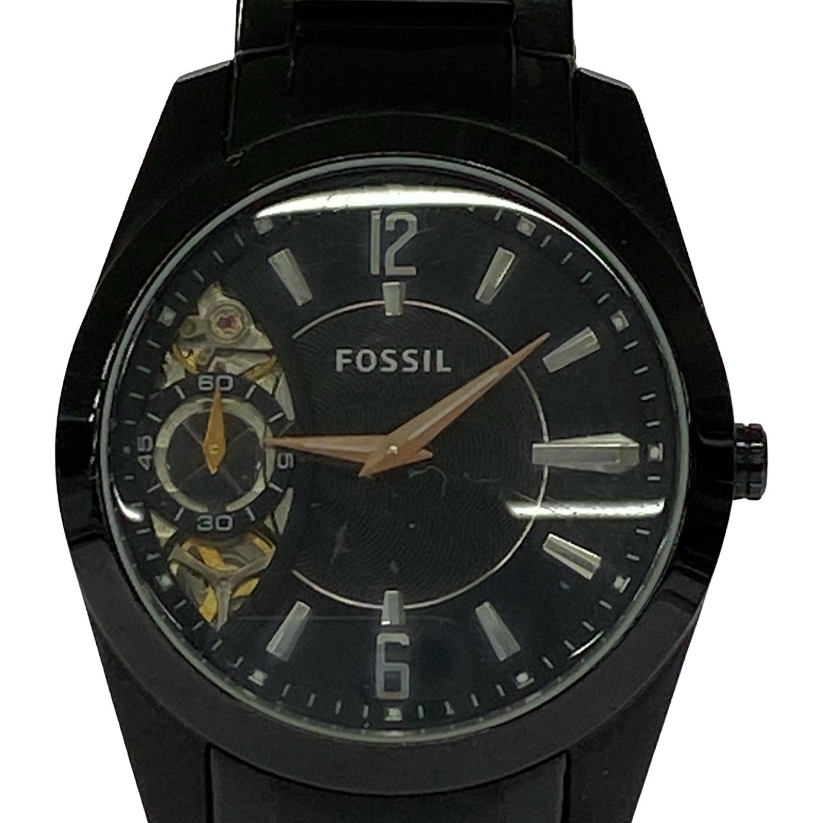 腕時計 FOSSIL 自動巻 黒 ブラック