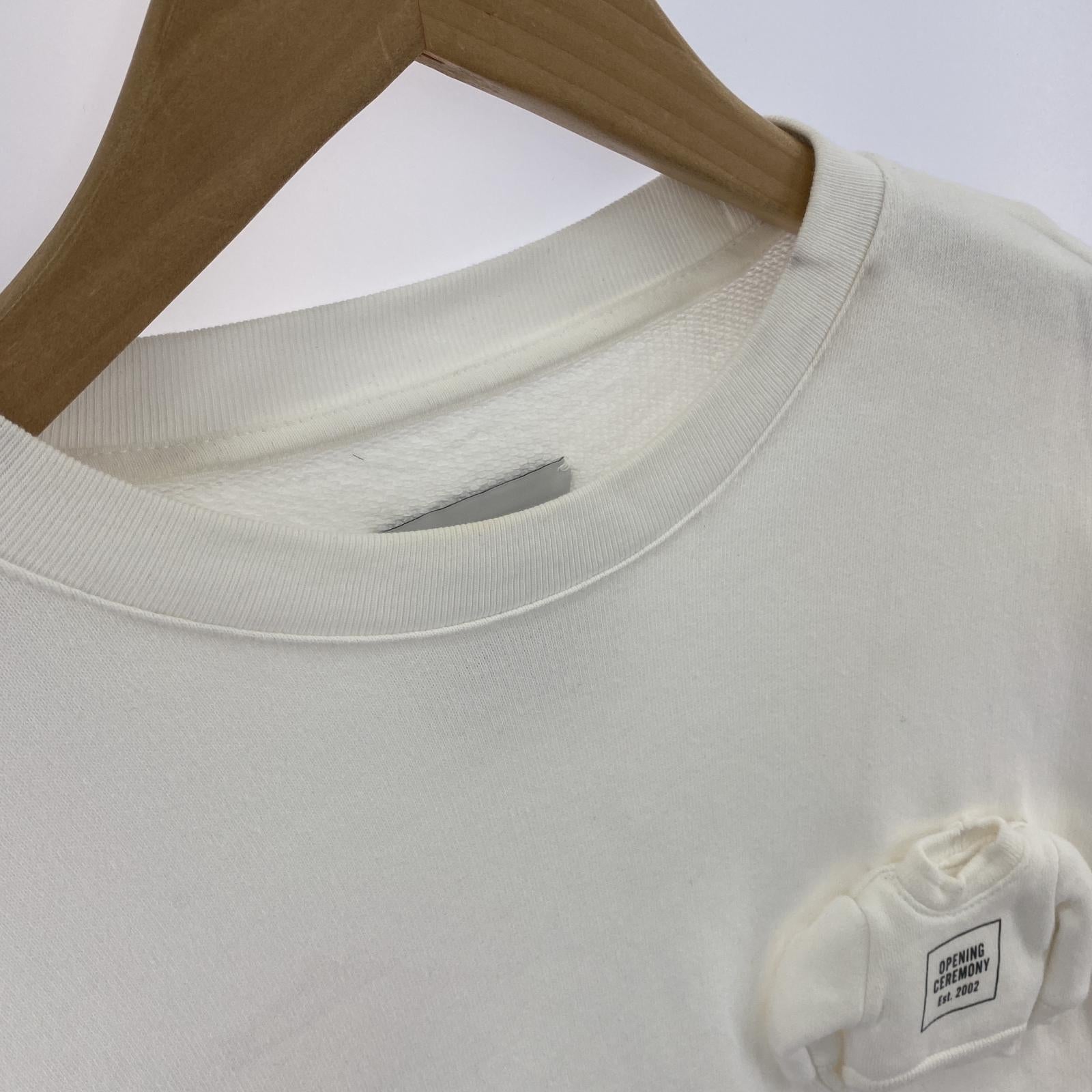 その他トップス OPENING CEREMONY スウェットトレーナー/WHT S ホワイト