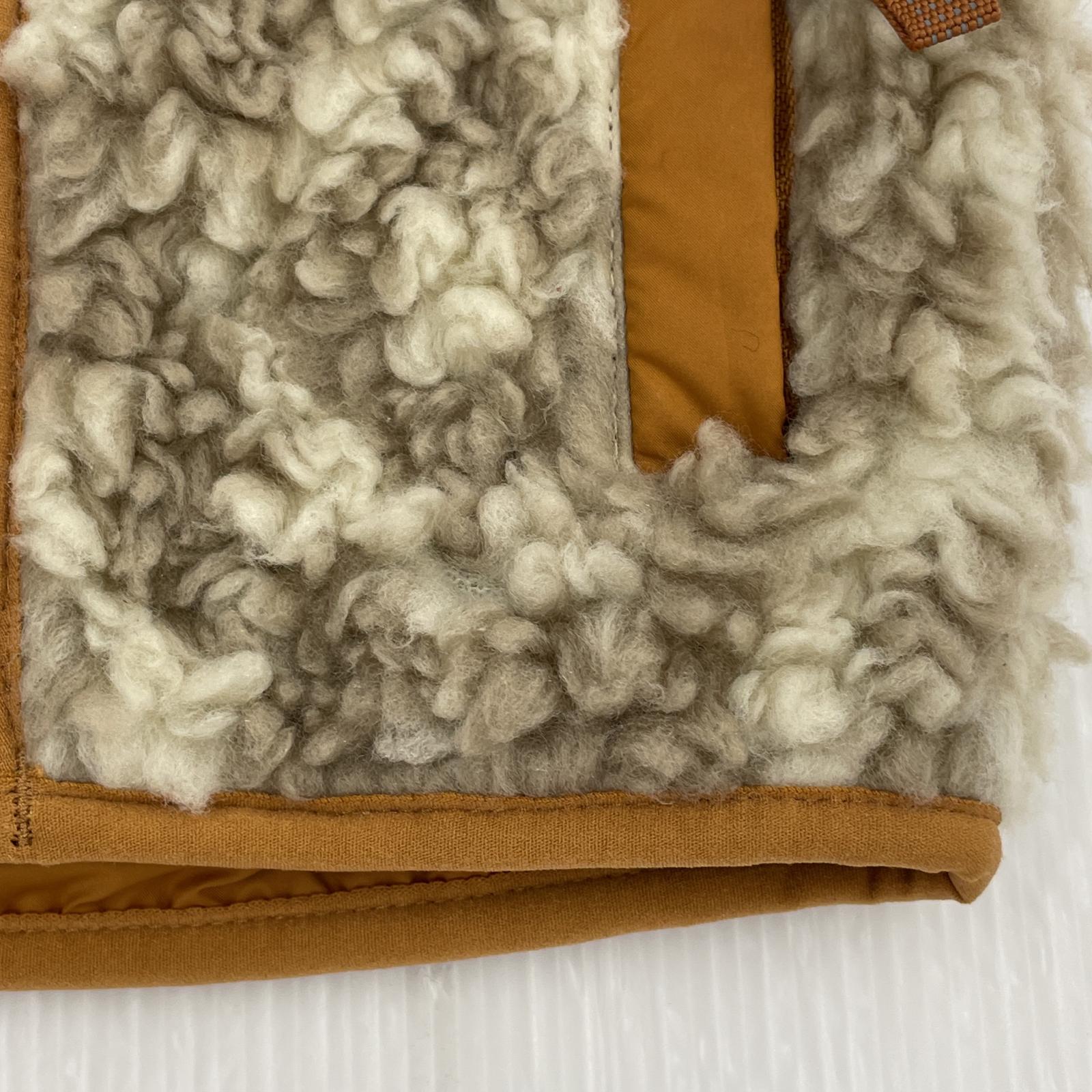 その他トップス patagonia フリーズボアZIPベスト(3-6M)茶系