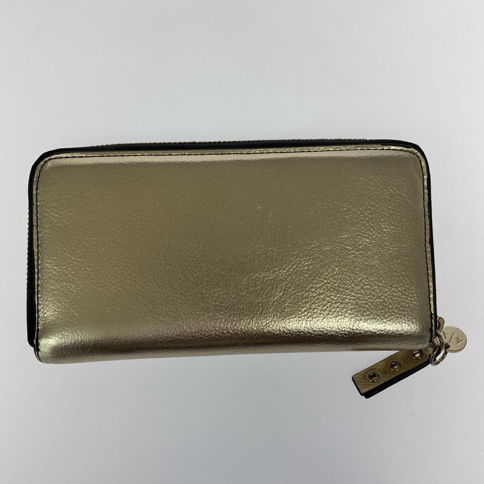 コインケース ARMANI EXCHANGE ロングウォレット ゴールド
