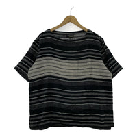 その他トップス mojito リネン半袖カットソー 黒 XL