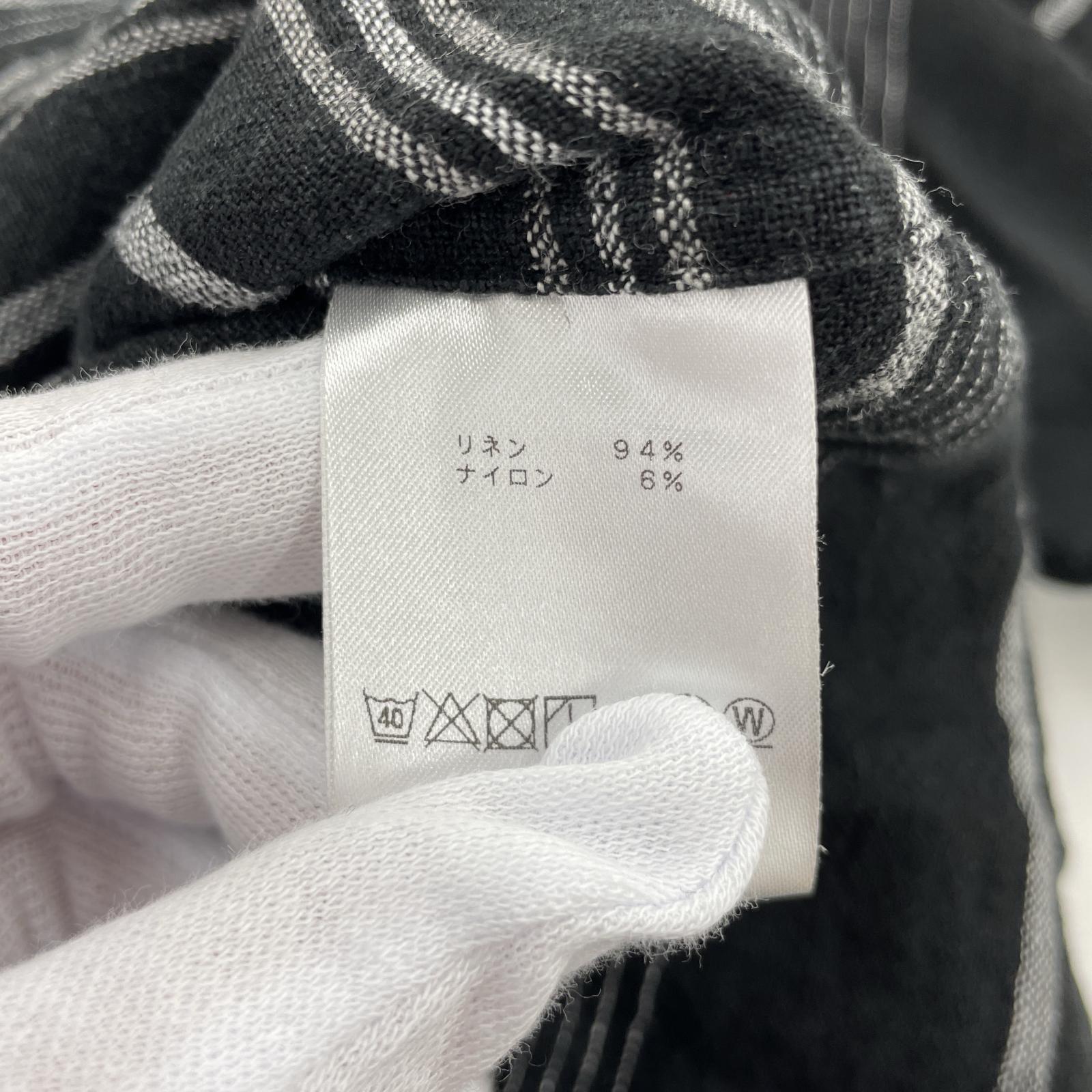 その他トップス mojito リネン半袖カットソー 黒 XL