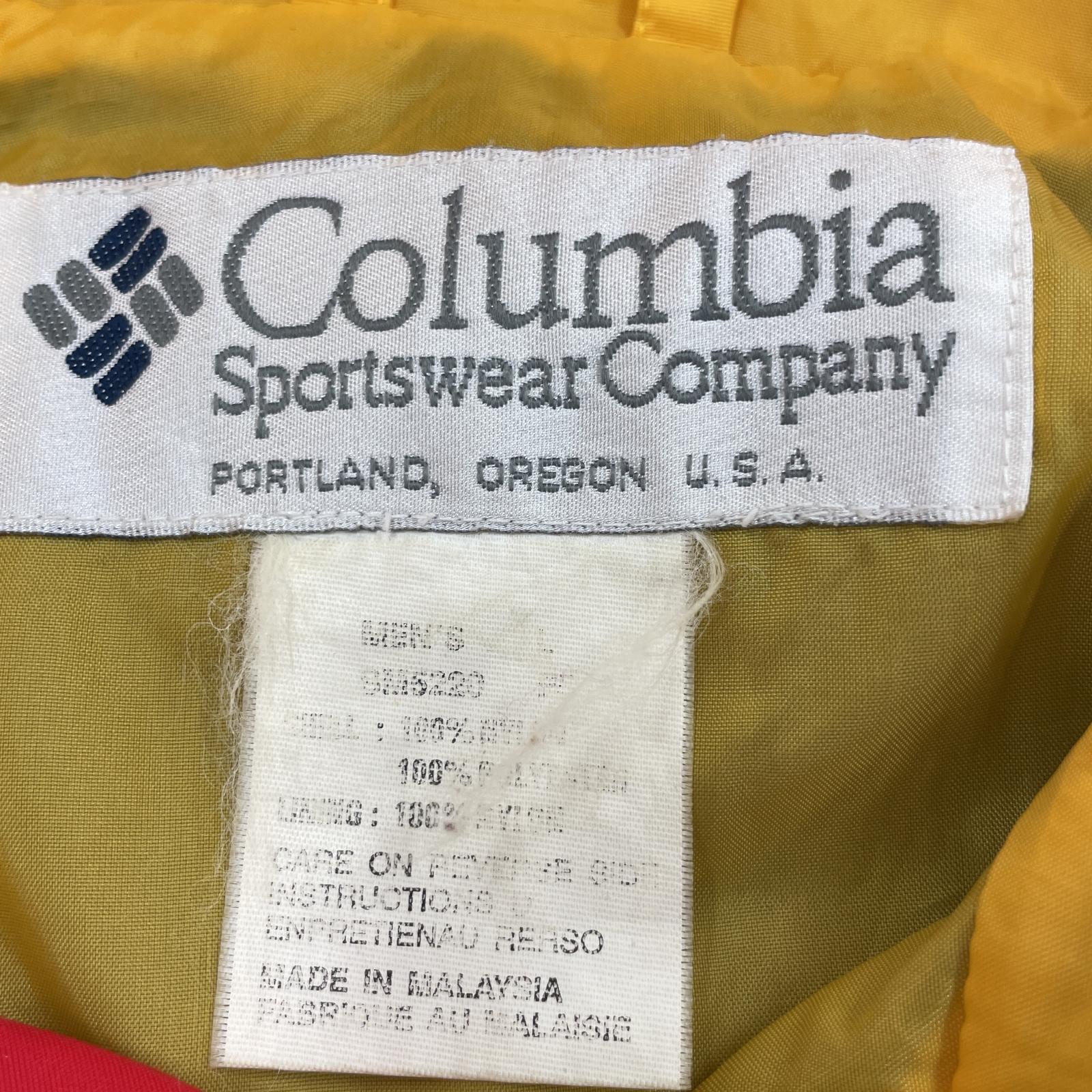 その他アウター Columbia ナイロンジャケット 黄黒 L L