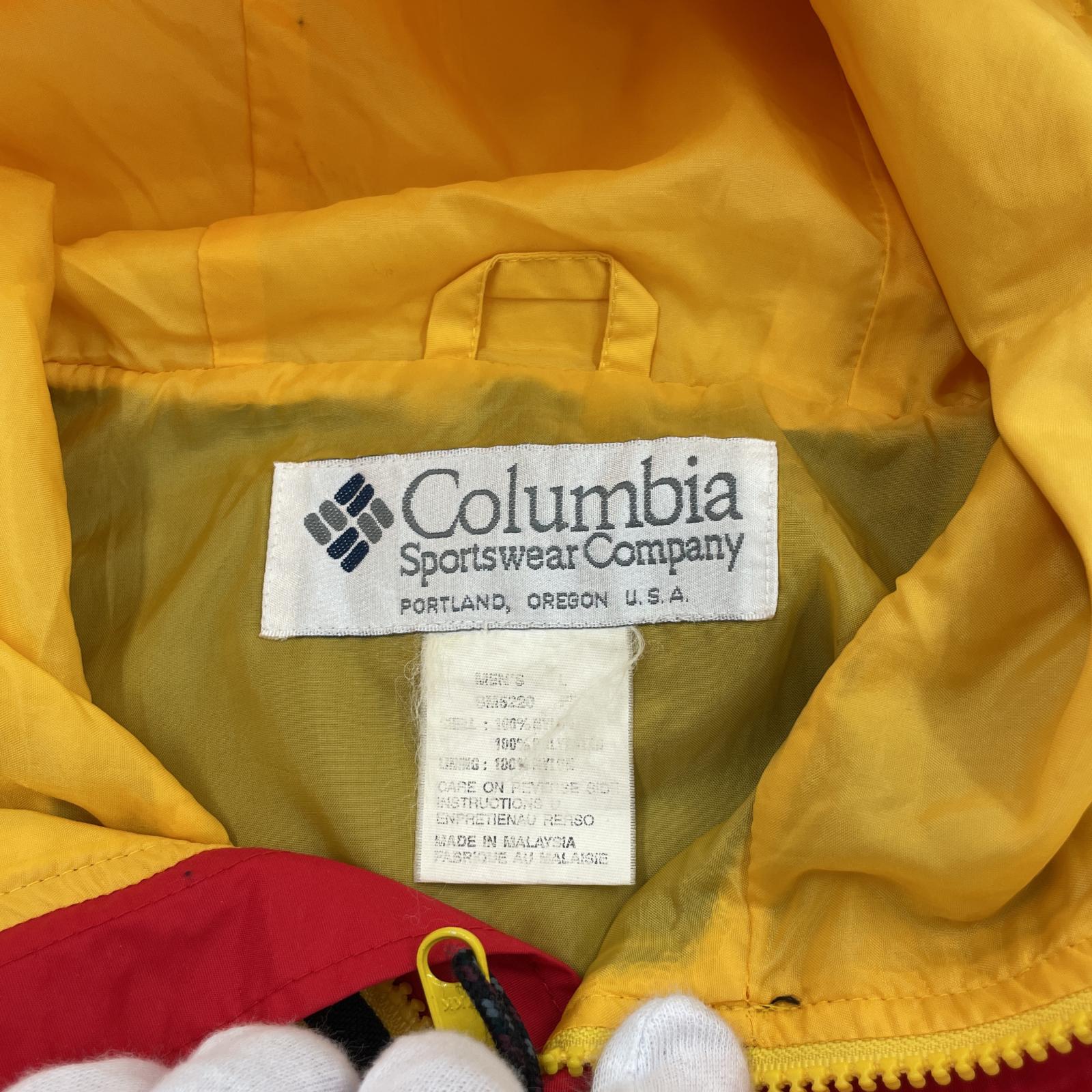 その他アウター Columbia ナイロンジャケット 黄黒 L L