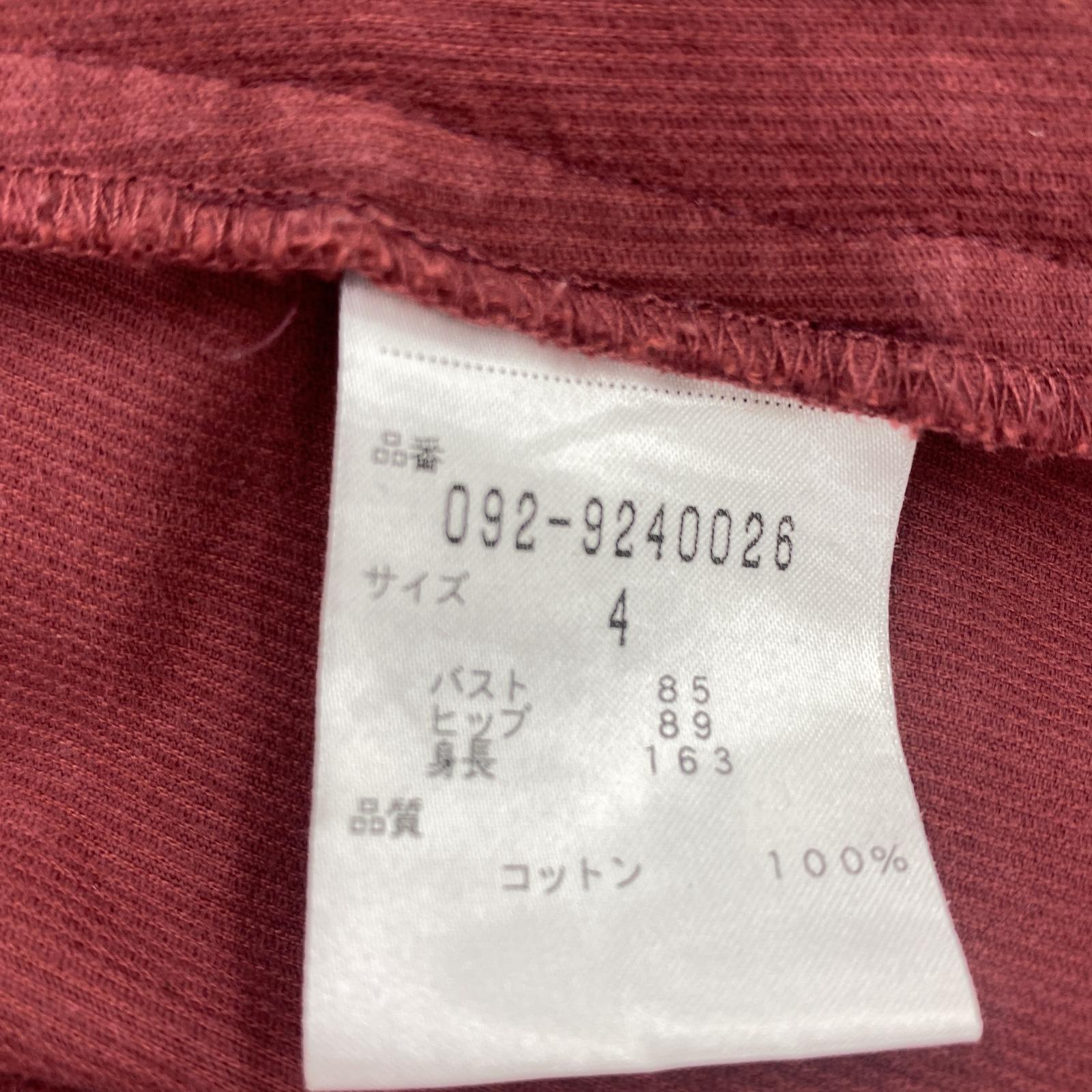 ワンピース JILLSTUART コーデュロイワンピース レッド