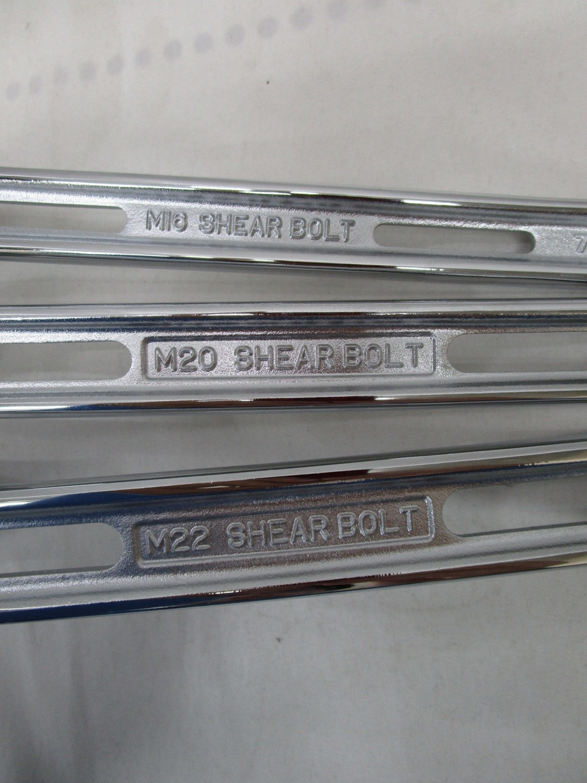 TOP シャーボルト用 メガネレンチ 3本セット 工具
