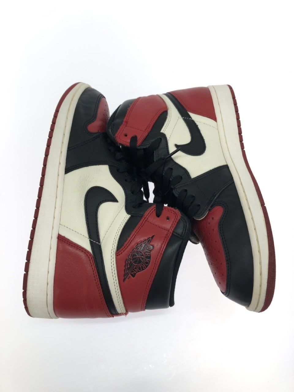 スニーカー NIKE AIR JORDAN 1 RETRO HIGH OG BRED TOE 28.0cm 555088-610