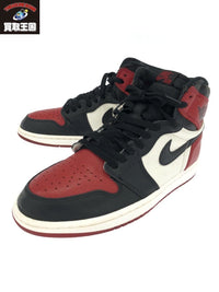 スニーカー NIKE AIR JORDAN 1 RETRO HIGH OG BRED TOE 28.0cm 555088-610