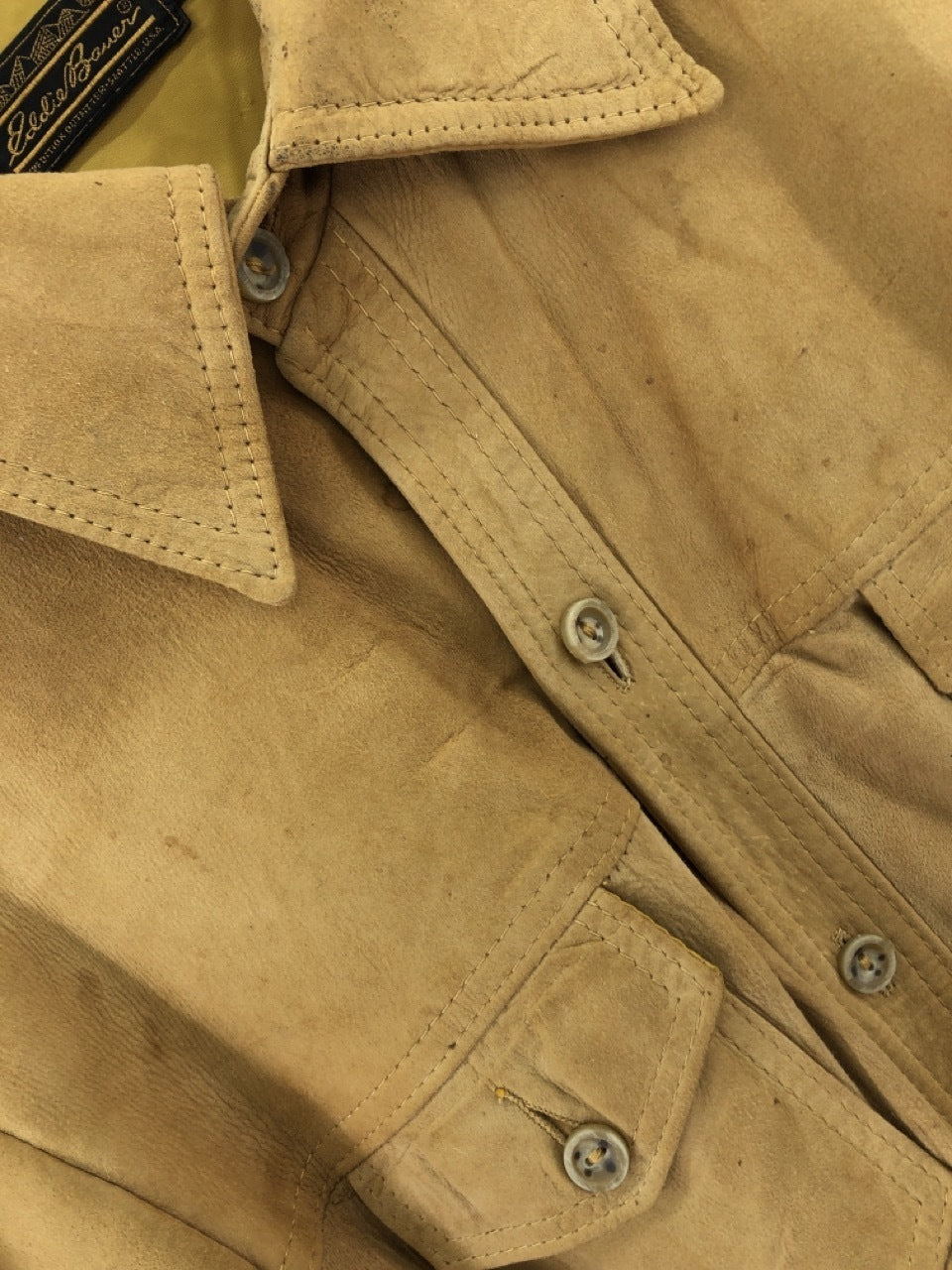 その他アウター 80S? Eddie Bauer ディアスキン キャメル