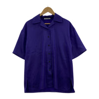 長袖シャツ Acne Studios/サテン/オープンカラーシャツ/パープル/32/FN-WN-BLOU000426 32 パープル