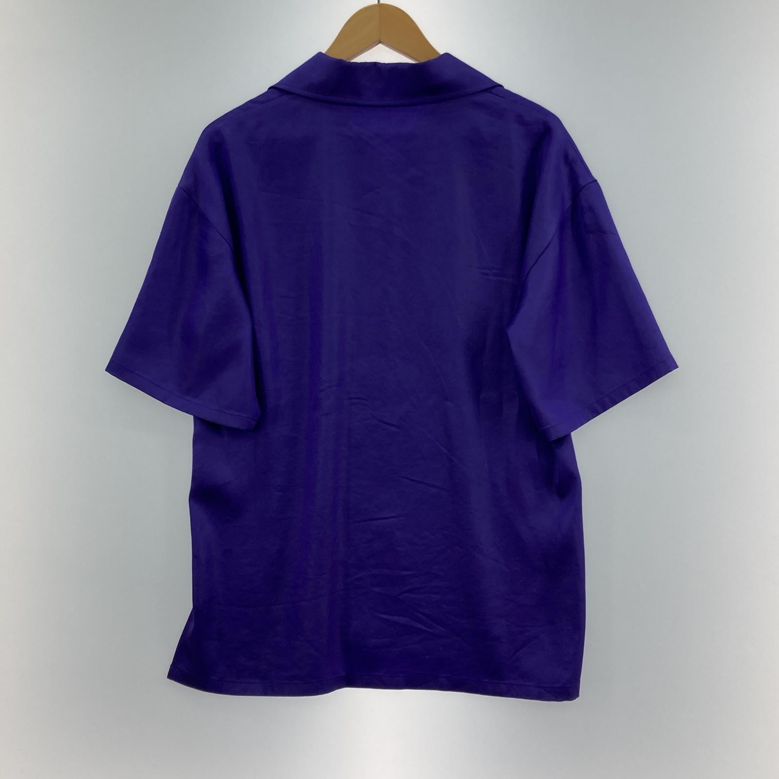長袖シャツ Acne Studios/サテン/オープンカラーシャツ/パープル/32/FN-WN-BLOU000426 32 パープル