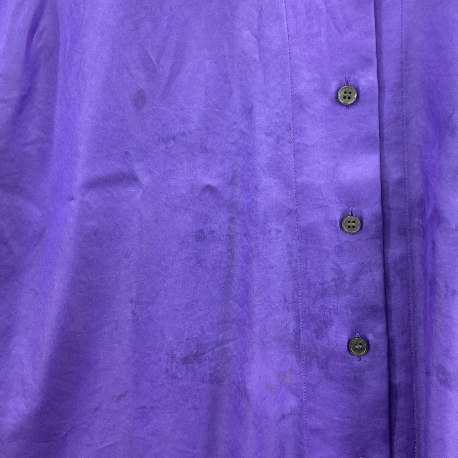 長袖シャツ Acne Studios/サテン/オープンカラーシャツ/パープル/32/FN-WN-BLOU000426 32 パープル