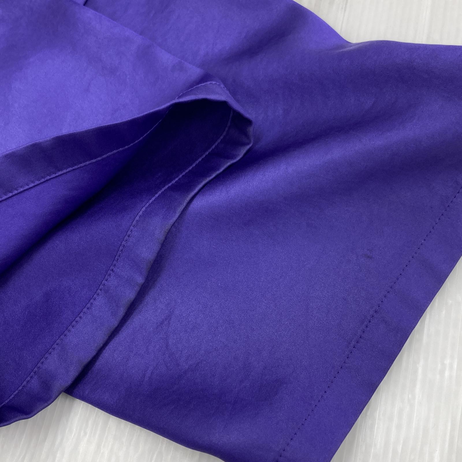 長袖シャツ Acne Studios/サテン/オープンカラーシャツ/パープル/32/FN-WN-BLOU000426 32 パープル