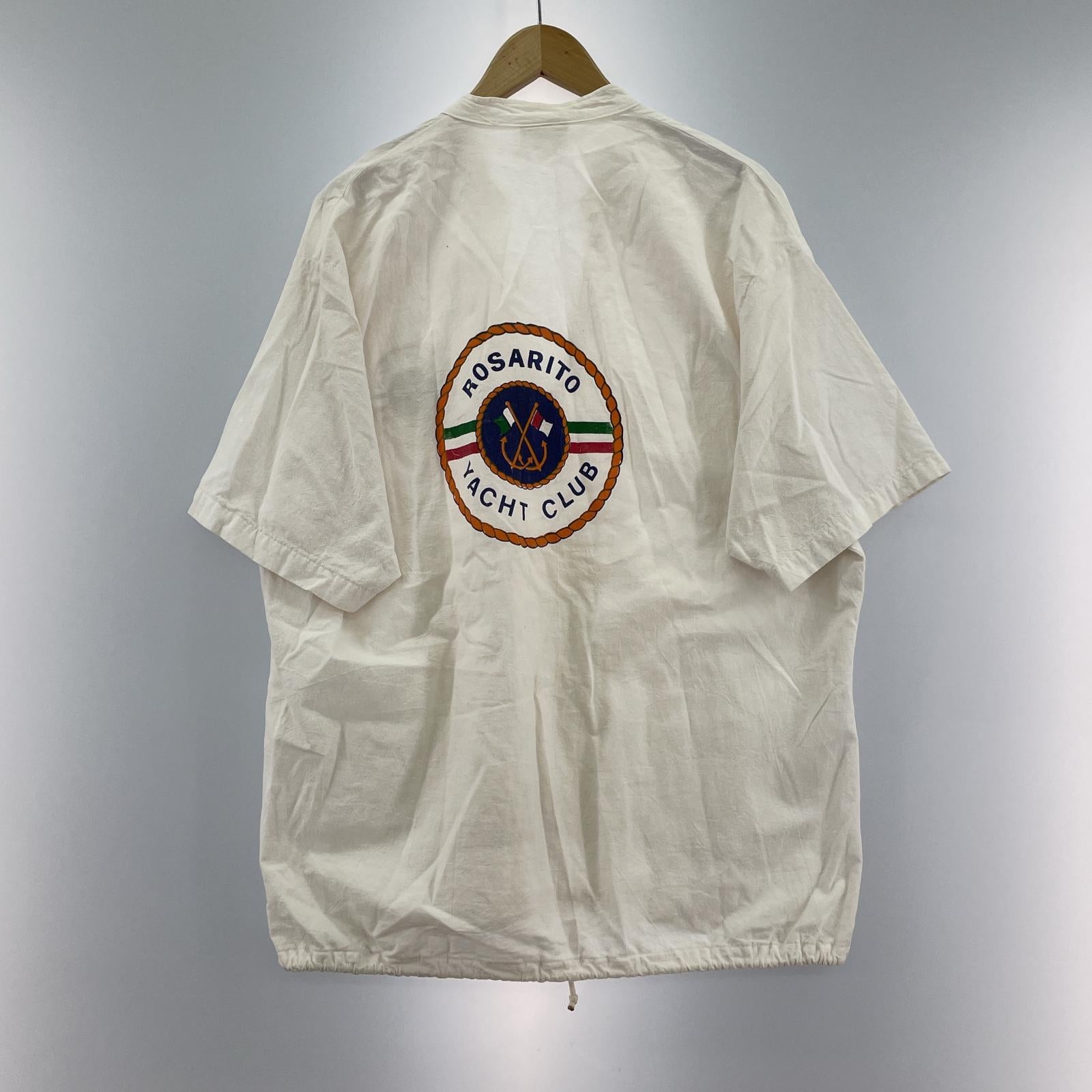 その他トップス 80/90's Used ヨットシャツ マリンシャツ 白 X ホワイト
