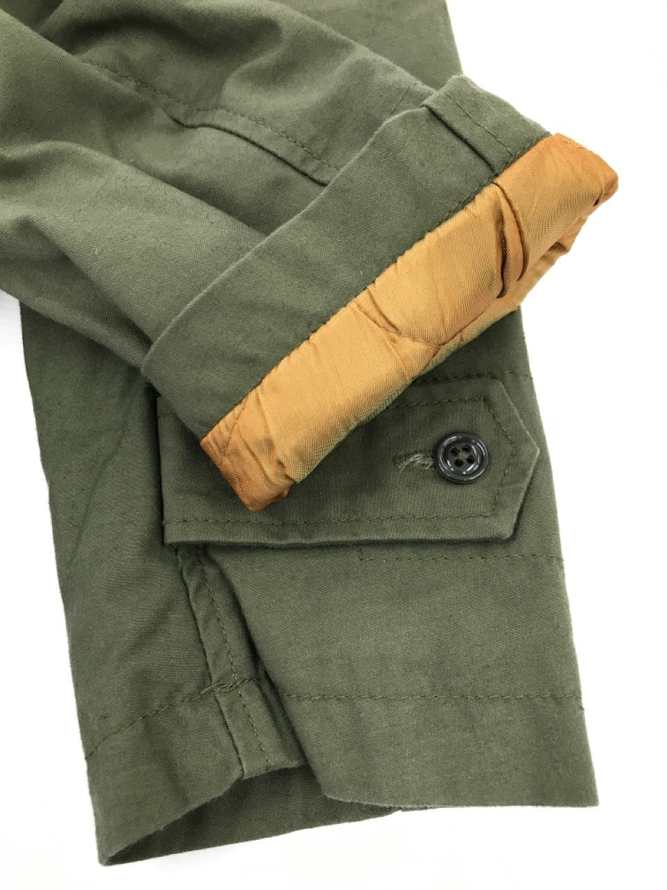 その他アウター Engineered Garments 内ツイードミリタリーコート XS オリーブ