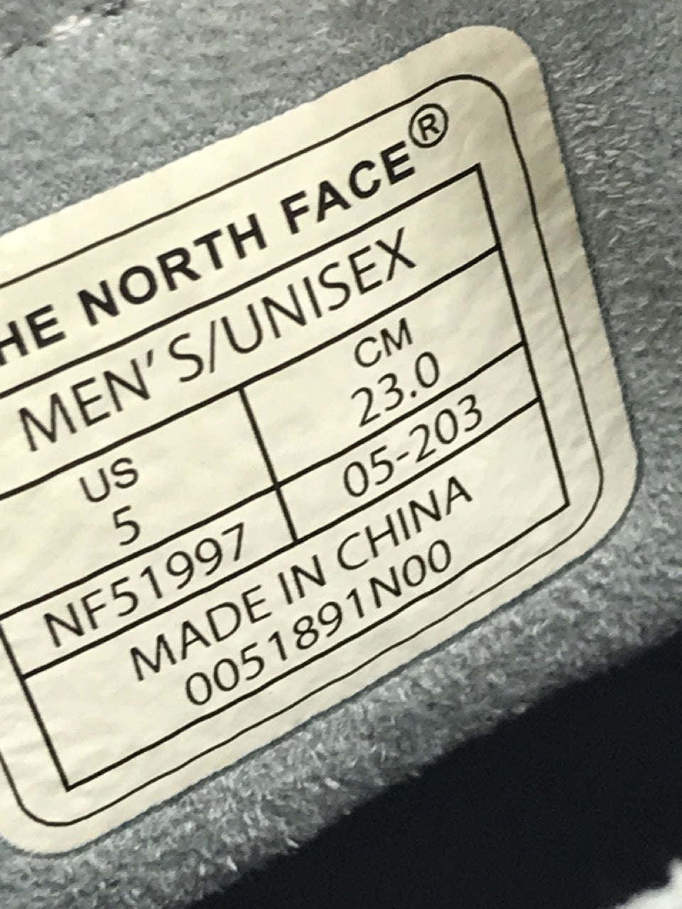 ブーツ THE NORTH FACE Velocity Knit Mid/GRY/23cm