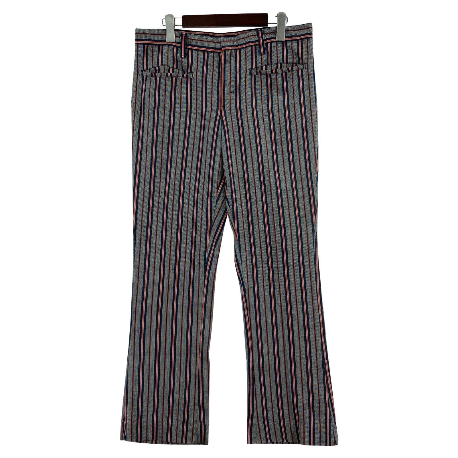 その他ボトムス 60s/ストライプフレアパンツ