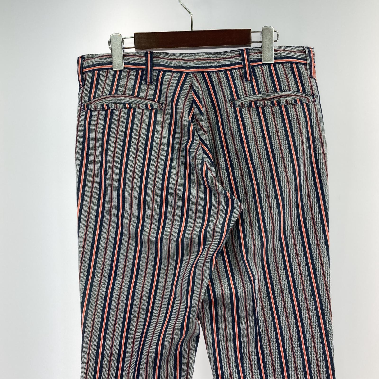 その他ボトムス 60s/ストライプフレアパンツ