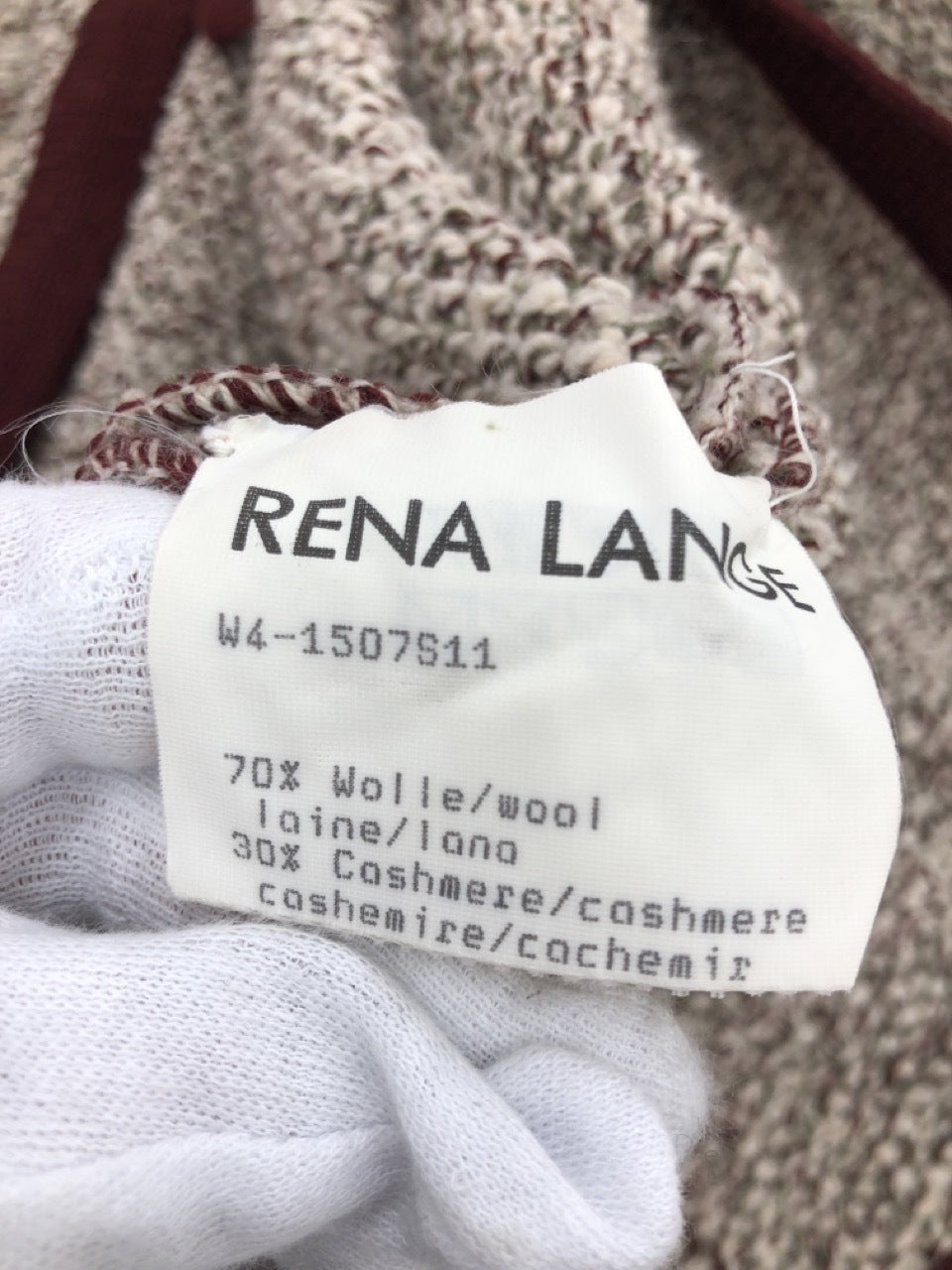 その他アウター RENA LANGE/コットン/ニットコート/42