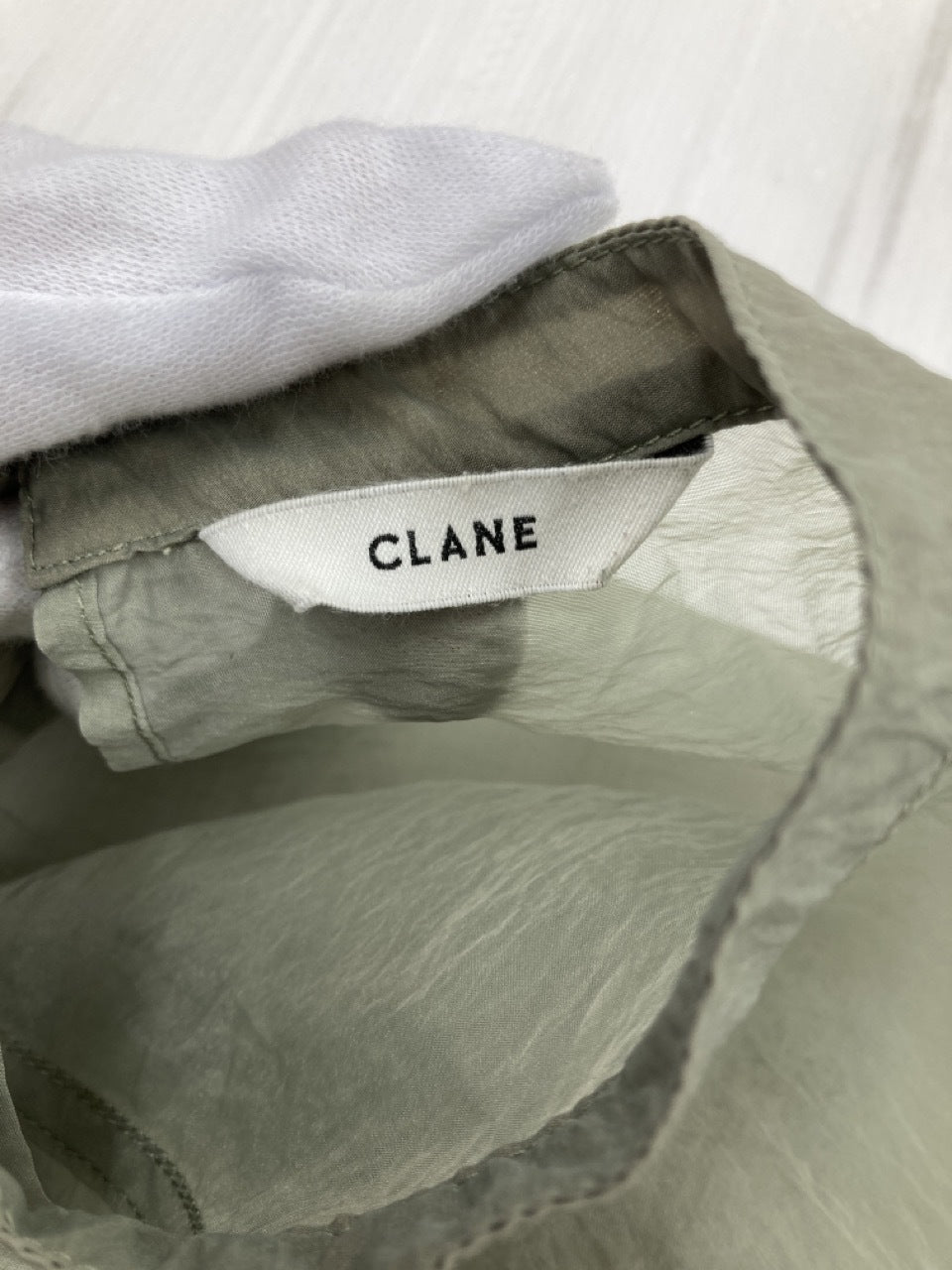 その他トップス CLANE 3ARRANGE SHEER TOPS 1