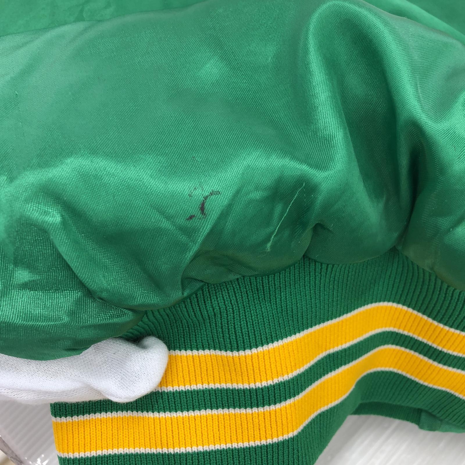 その他アウター OLD・VINTAGE ナイロンスタジャン(L)緑 L グリーン