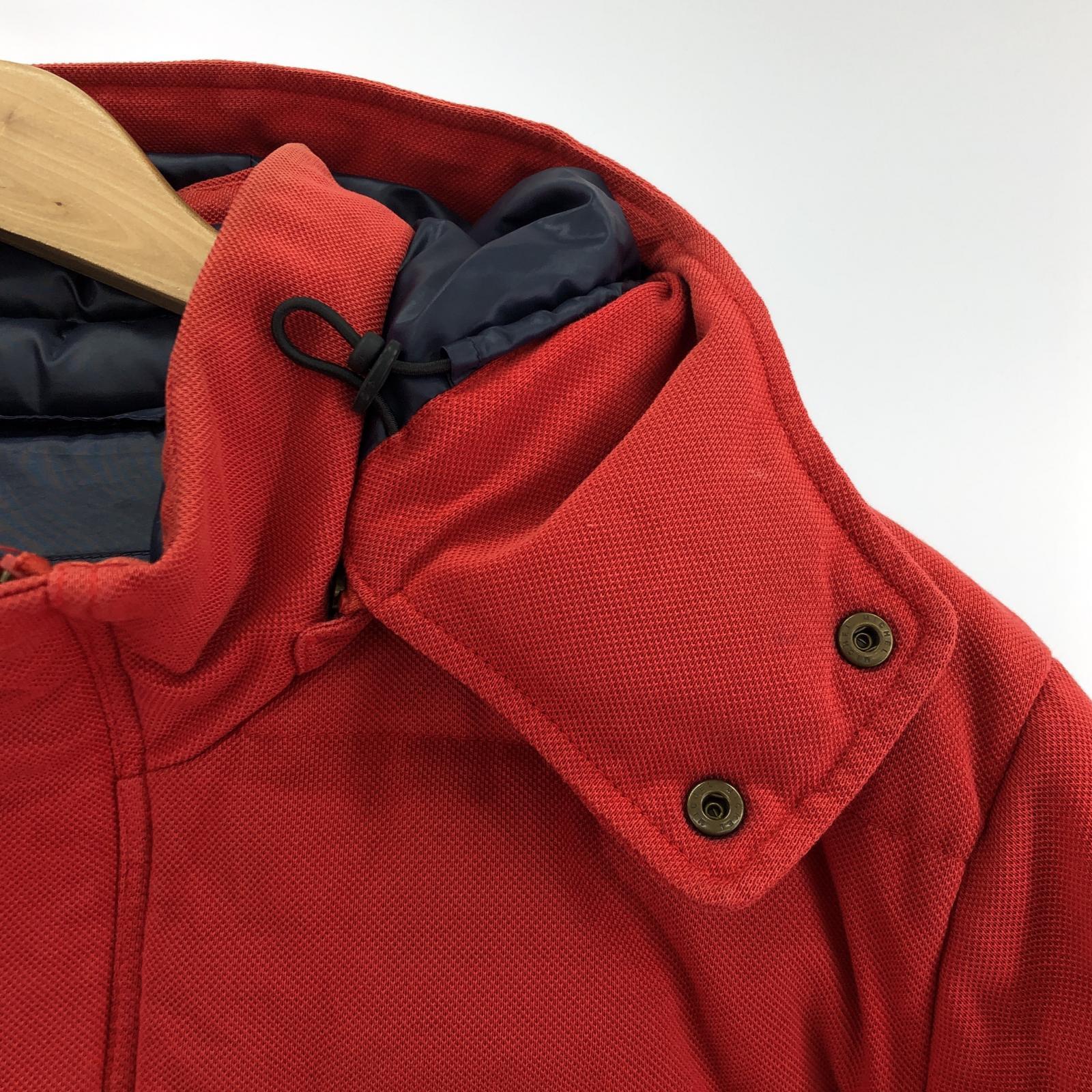 その他アウター LACOSTE ダウンフーデッドジャケット(-)赤 レッド