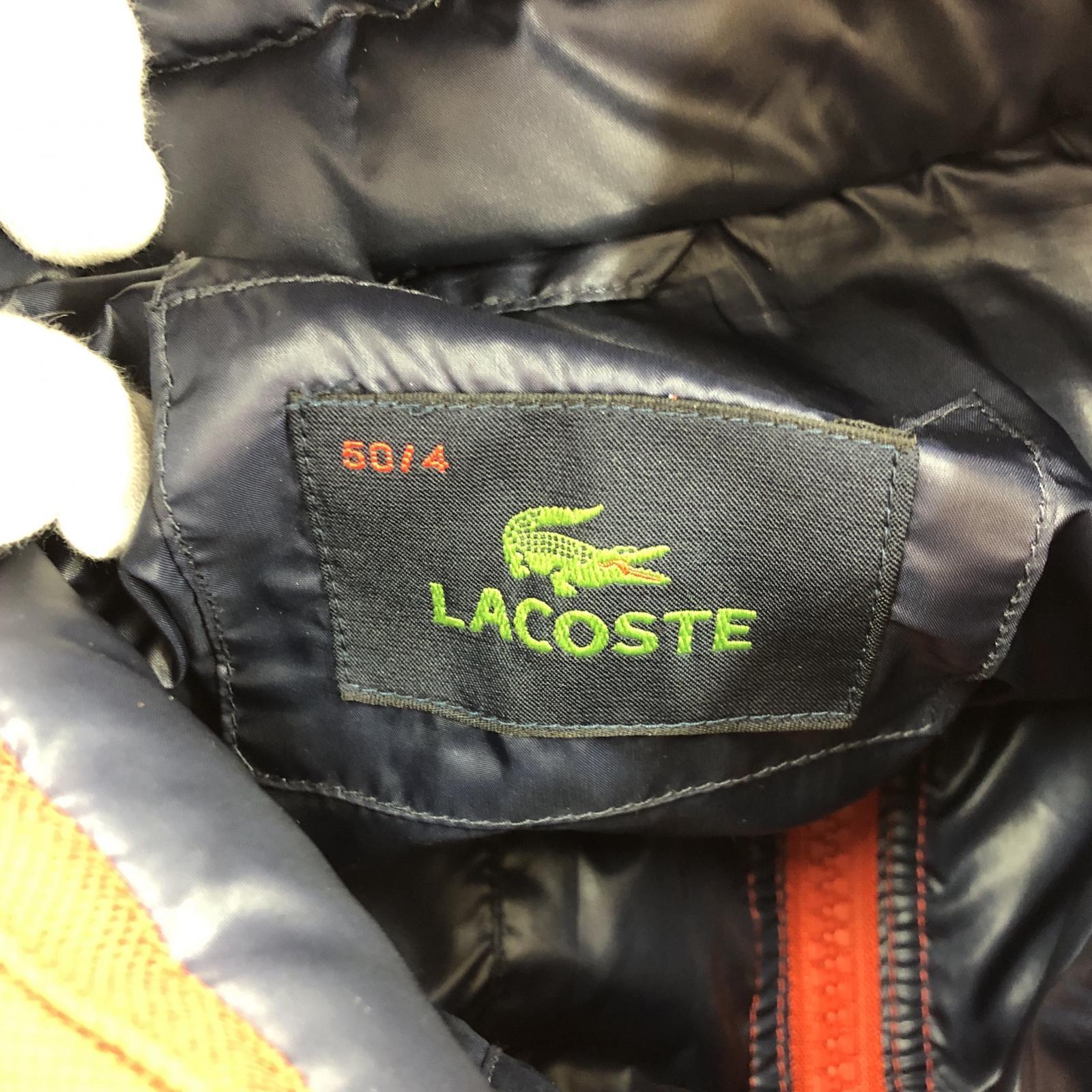 その他アウター LACOSTE ダウンフーデッドジャケット(-)赤 レッド